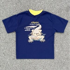 Alligator Facts Vtg Kids Headquarters T-Shirt Youth Size (6)